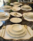 24 Parça 6 Kişilik Porselen Golden Grace Yemek Takımı