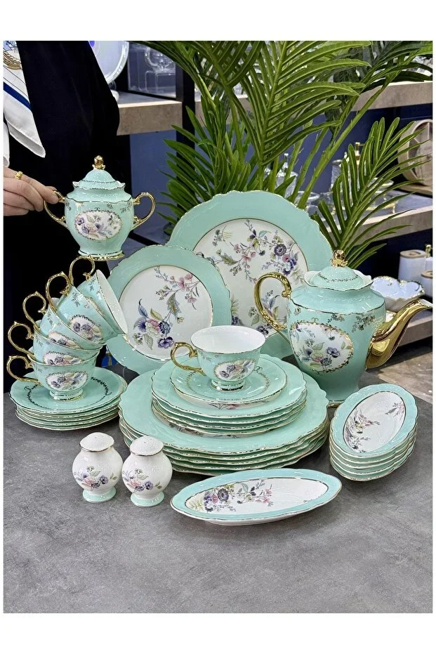 Linda Fine Bone China Porselen 36 Parça Kahvaltı & Brunch Takımı
